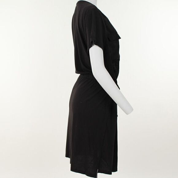 Dkny Solid Drawstring-Waist Pocket-Front Dress - Picture 5 of 5